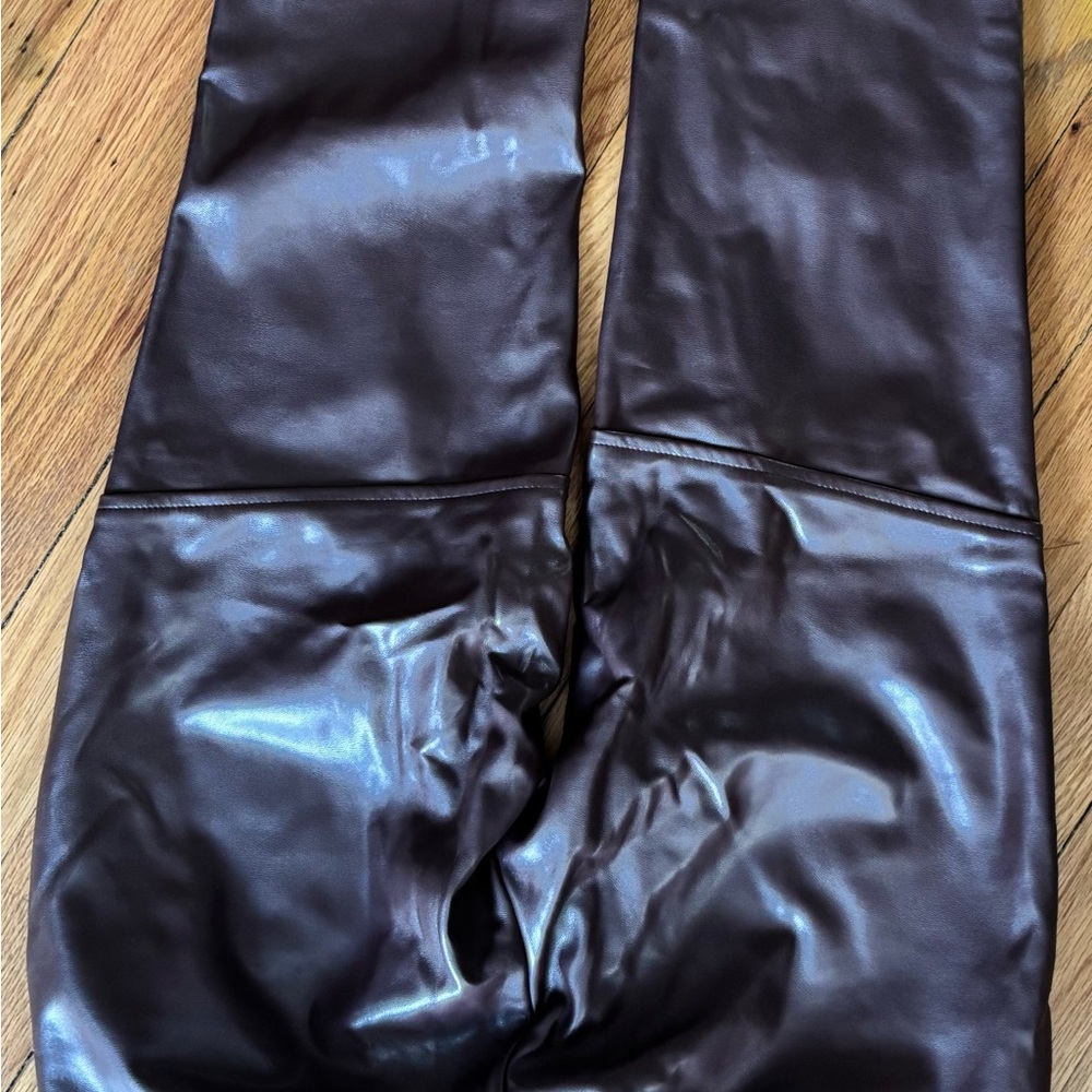 Brown Leather Pants